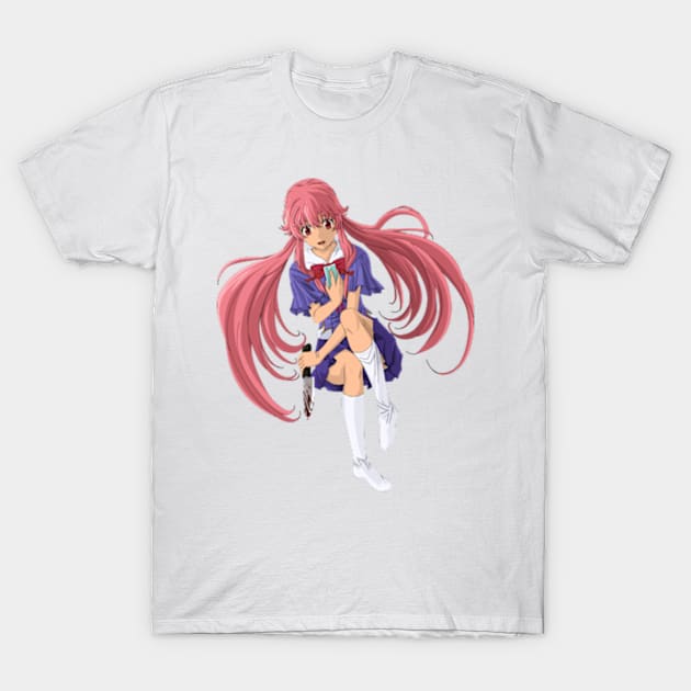 Gasai Yuno T-Shirt by katelin1